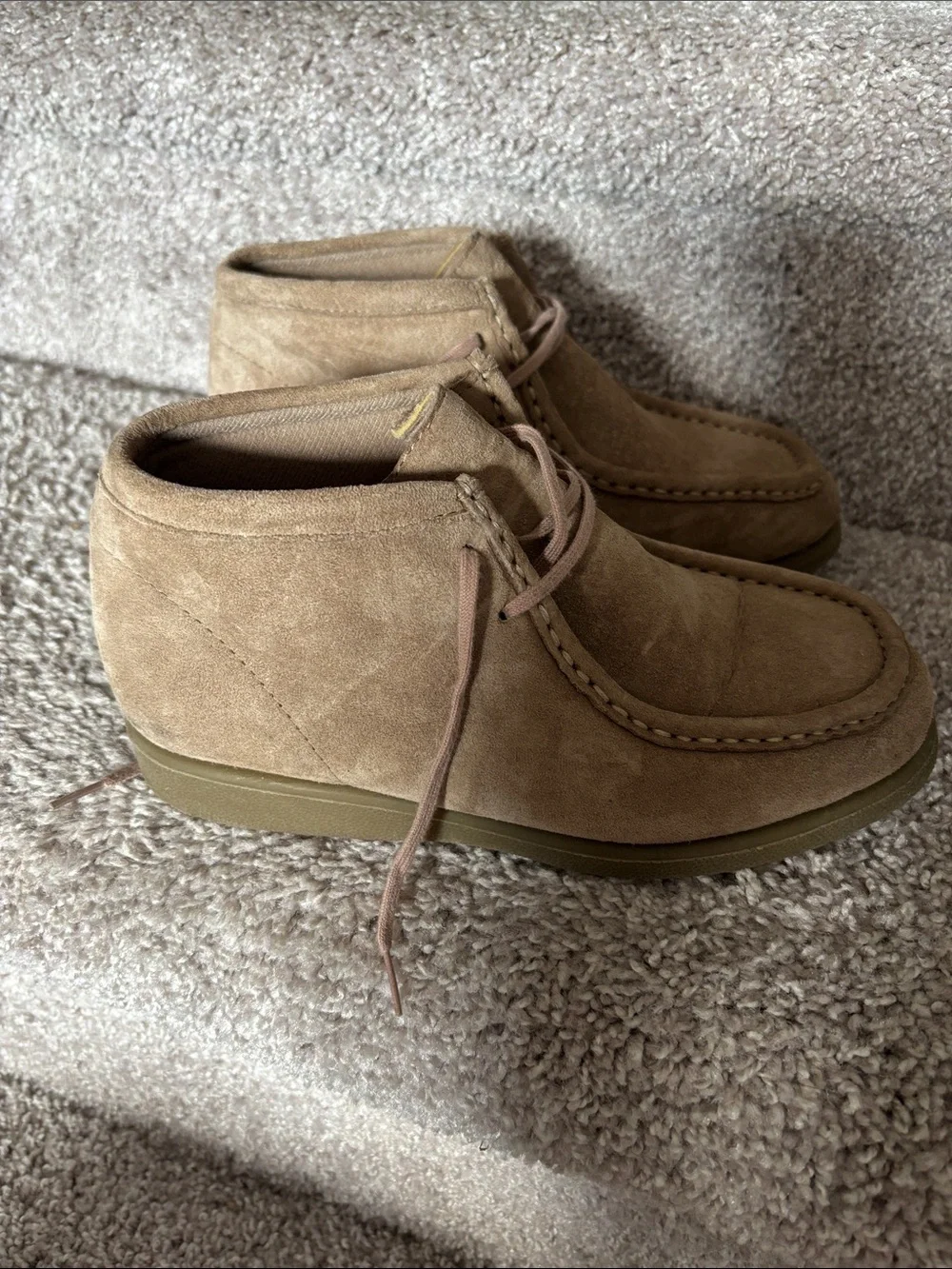 Hush Puppies Men's Light Brown Suede Chukka Boots